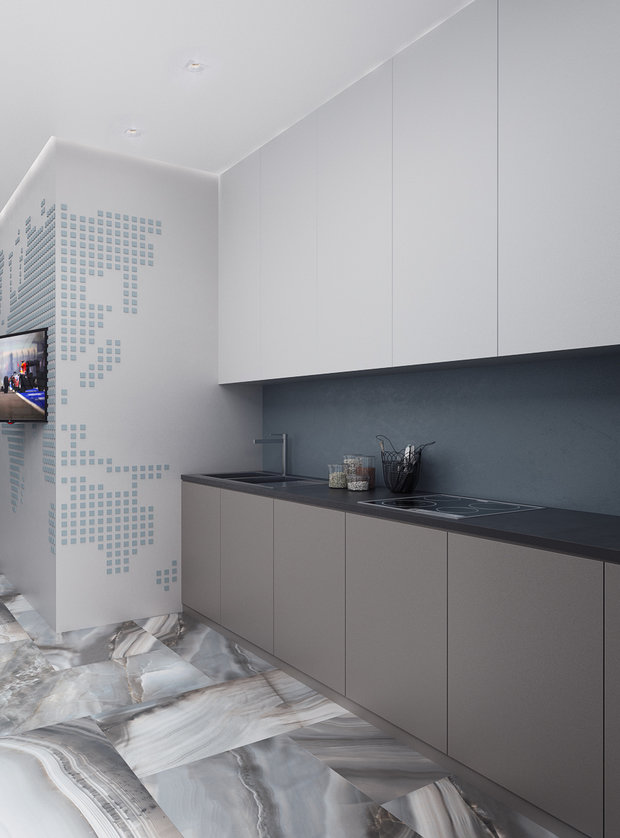 Фото из портфолио Брутальный уют – фотографии дизайна интерьеров на INMYROOM