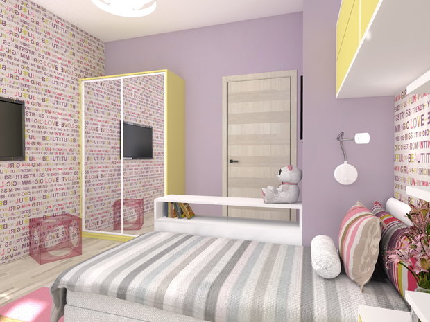Фото из портфолио Цветовые варианты для детской – фотографии дизайна интерьеров на INMYROOM