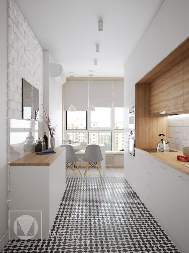 Фото из портфолио Квартира в скандинавском стиле – фотографии дизайна интерьеров на INMYROOM