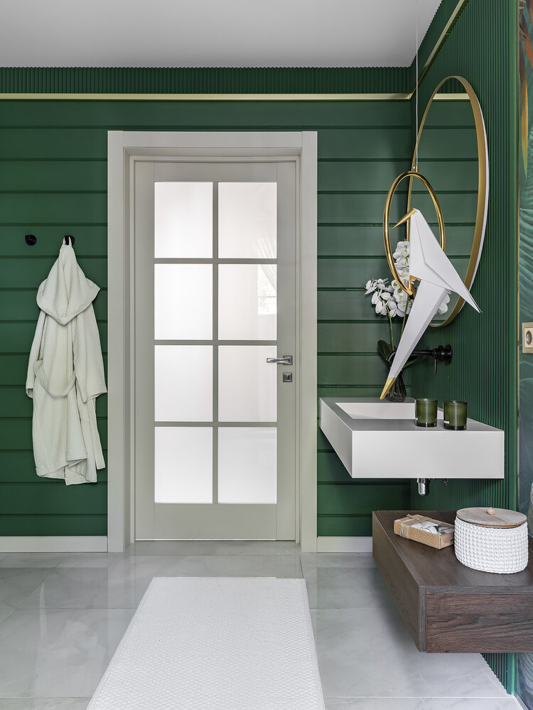 Фотография: Ванная в стиле Классический, Современный, Эклектика, Дом, Проект недели, Дача, Дом и дача, Татарстан, 3 комнаты, Более 90 метров, Аида Прокофьева – фото на INMYROOM