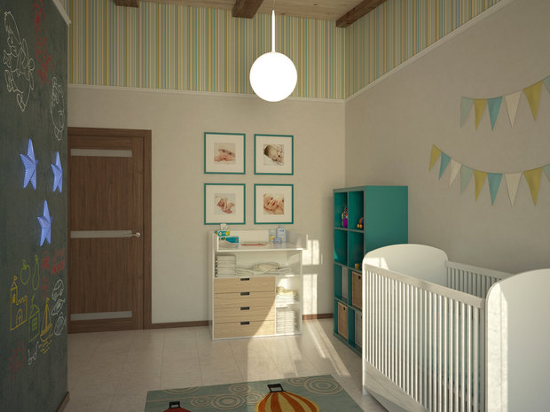 Фотография: Детская в стиле Прованс и Кантри – фото на INMYROOM