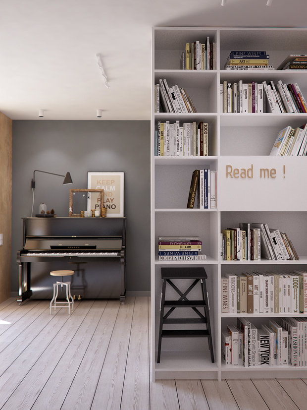 Фото из портфолио Квартира в стиле Mid-century modern от INT2 – фотографии дизайна интерьеров на INMYROOM