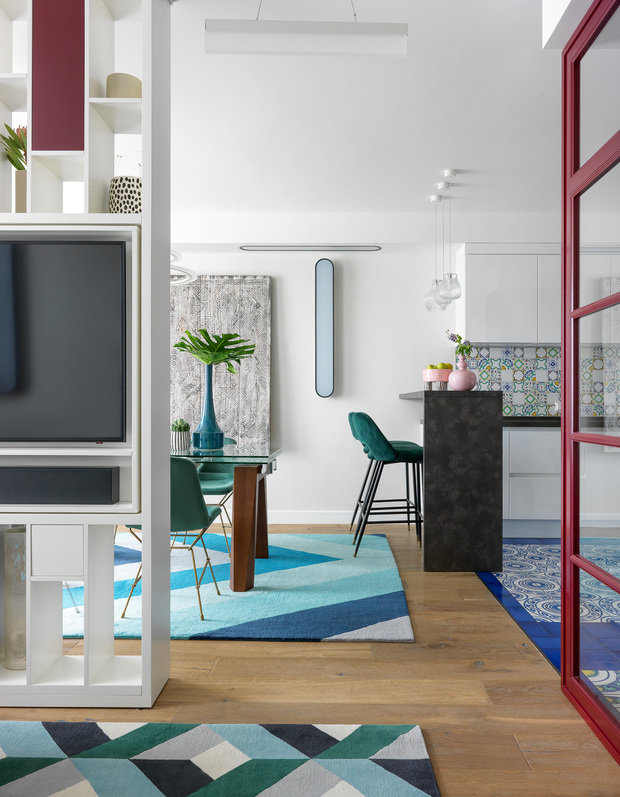 Фотография: Кухня и столовая в стиле Восточный, Эклектика, Квартира, Проект дня, Москва, Монолитный дом, Дарья Василькова, 2 комнаты, 60-90 метров, Art Group – фото на INMYROOM