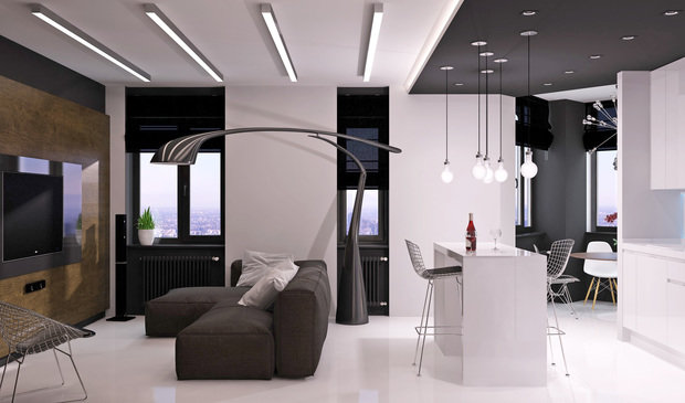 Фото из портфолио Квартира MINIMAL – фотографии дизайна интерьеров на INMYROOM