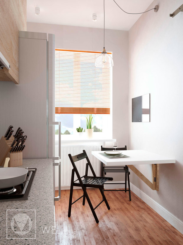 Фото из портфолио Smart-квартира в скандинавском стиле – фотографии дизайна интерьеров на INMYROOM