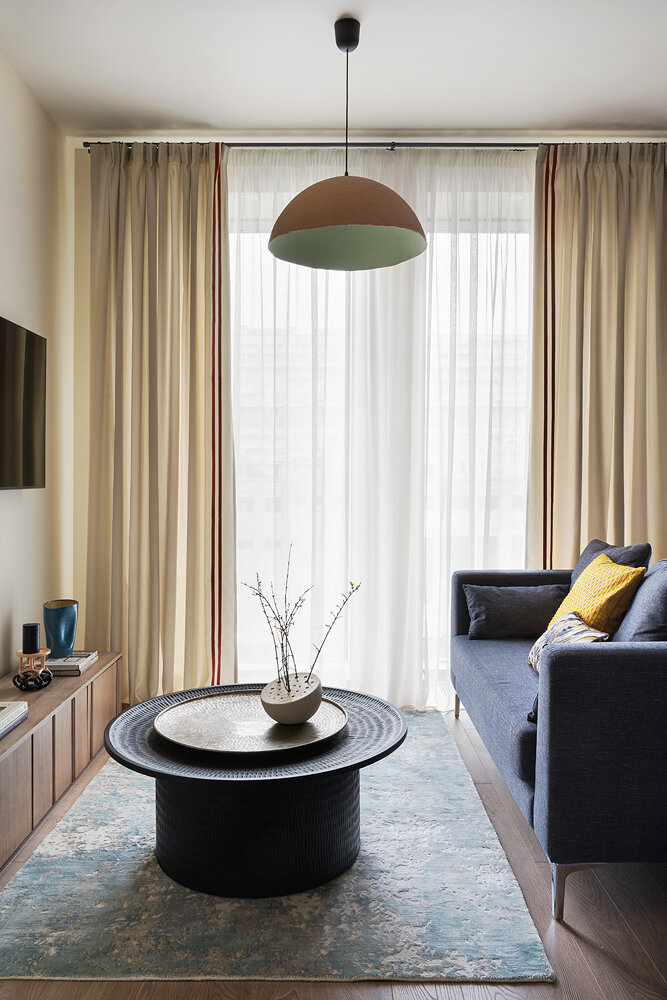 Фотография: Гостиная в стиле Современный, Минимализм, Квартира, Проект дня, Москва, 2 комнаты, до 40 метров, Gromova Buro, Анна Громова – фото на INMYROOM Фотография: Гостиная в стиле Современный, Минимализм, Квартира, Проект дня, Москва, 2 комнаты, до 40 метров, Gromova Buro, Анна Громова – фото на INMYROOM