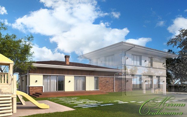 Фото из портфолио Современный дом "на вырост" – фотографии дизайна интерьеров на INMYROOM