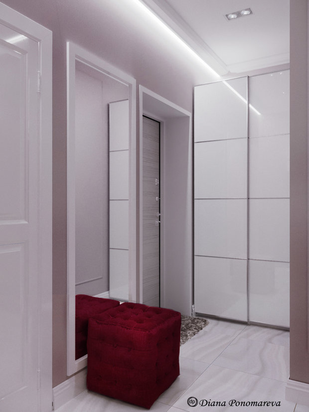 Фото из портфолио Капелька бордо – фотографии дизайна интерьеров на INMYROOM