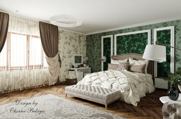Фото из портфолио г. Волгоград, частный дом спальня – фотографии дизайна интерьеров на INMYROOM
