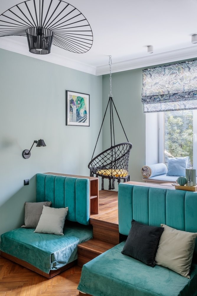 Фотография: Гостиная в стиле Эклектика, Квартира, Проект недели, Москва, 3 комнаты, 60-90 метров, Валерия Шиманская – фото на INMYROOM Фотография: Гостиная в стиле Эклектика, Квартира, Проект недели, Москва, 3 комнаты, 60-90 метров, Валерия Шиманская – фото на INMYROOM