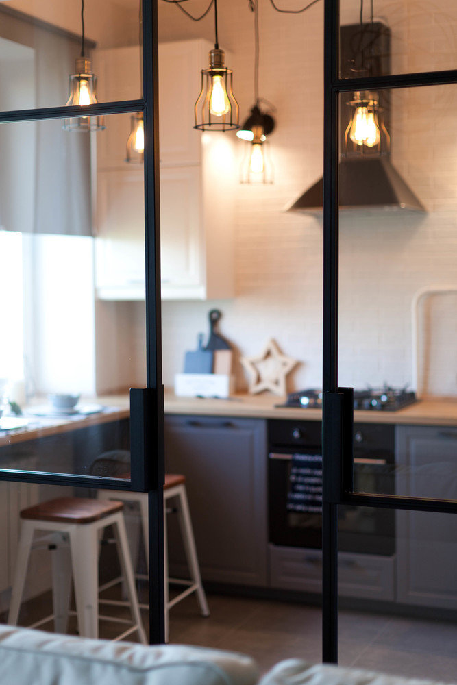 Фотография: в стиле , Лофт, Скандинавский, Квартира, Проект недели, Москва, Сталинка, 2 комнаты, 40-60 метров, Анна Сухая – фото на INMYROOM