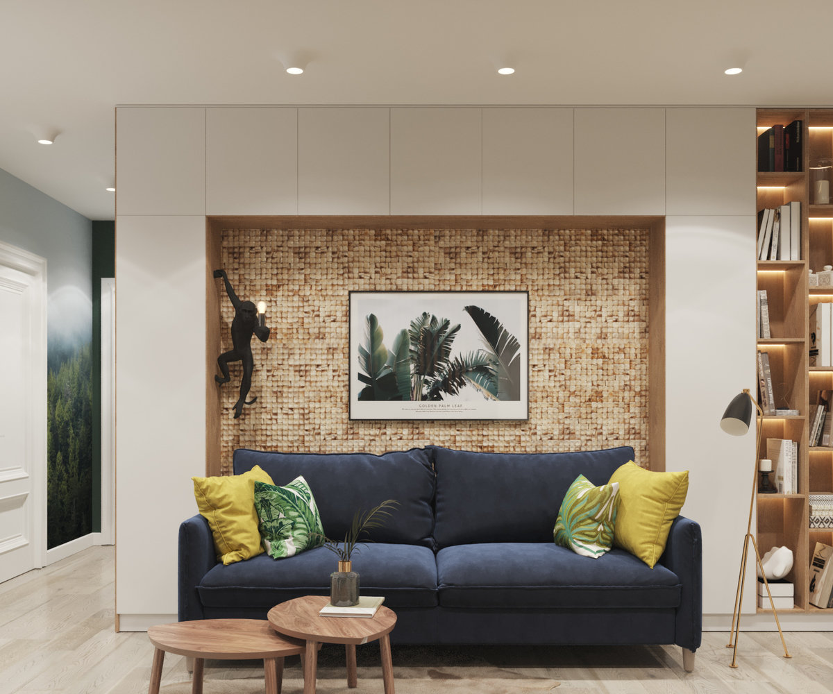 Фотография: Гостиная в стиле Современный, Квартира, Проект дня, Москва, Юлия Чернова, 3 комнаты, 60-90 метров – фото на INMYROOM Фотография: Гостиная в стиле Современный, Квартира, Проект дня, Москва, Юлия Чернова, 3 комнаты, 60-90 метров – фото на INMYROOM