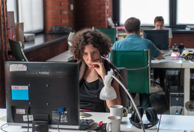 Фотография: Офис в стиле Лофт, Современный, Офисное пространство, Дома и квартиры – фото на INMYROOM