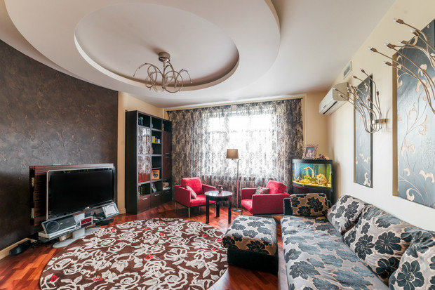 Фотография: Гостиная в стиле Современный, Эклектика, Кухня и столовая, Прихожая, Спальня, Квартира, Дома и квартиры – фото на INMYROOM