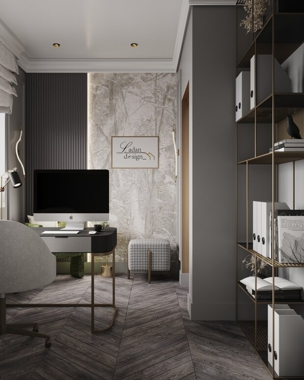 Фото из портфолио Кабинет – фотографии дизайна интерьеров на INMYROOM