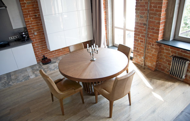 Фотография: Кухня и столовая в стиле Лофт, Квартира, Проект недели, Сталинка, 4 и больше, Более 90 метров, Ольга Боровикова, Ирина Николаева, Студия Art-B.O.S, энциклопедия_интерьер – фото на INMYROOM