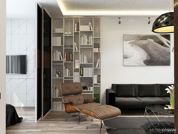 Фото из портфолио Квартира - студия 49 м/кв – фотографии дизайна интерьеров на INMYROOM