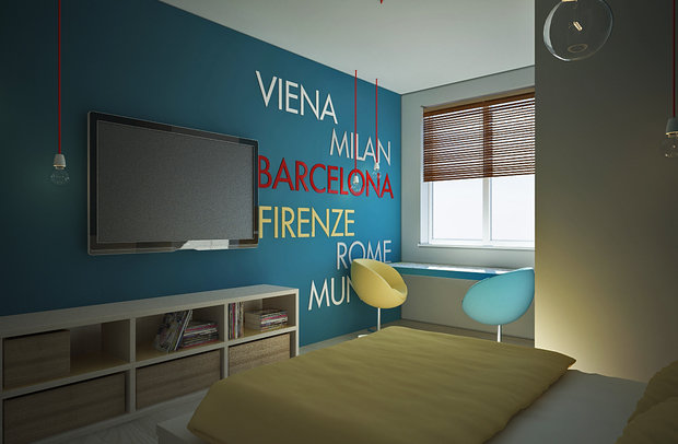 Фото из портфолио Любовь к синему – фотографии дизайна интерьеров на INMYROOM