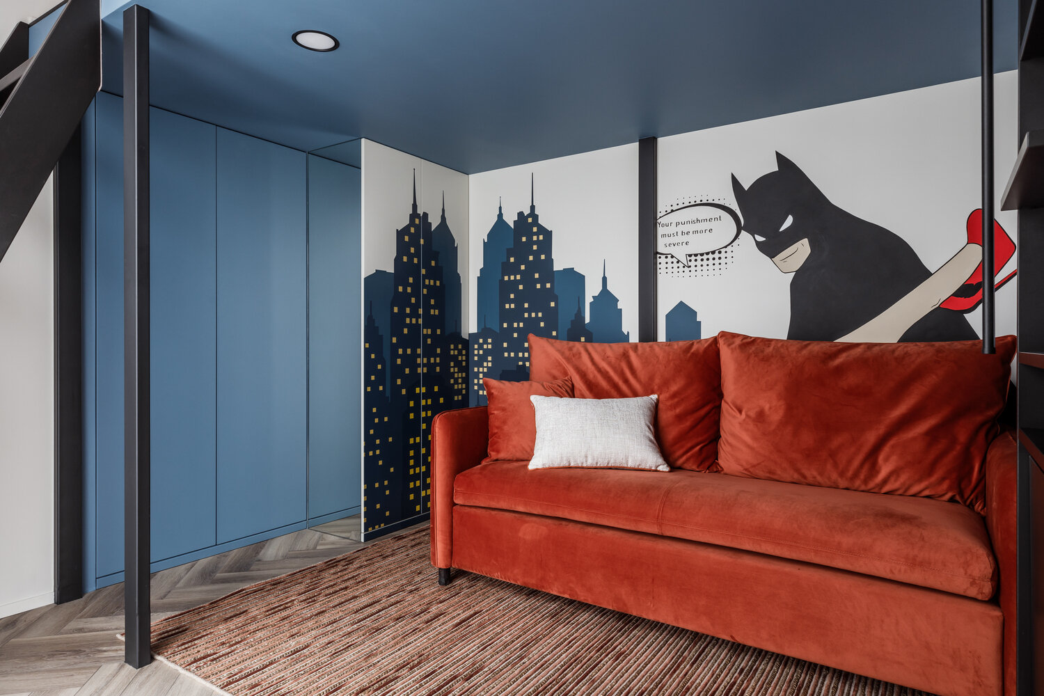 Фотография: Детская в стиле Современный, Квартира, Проект дня, Москва, 3 комнаты, 40-60 метров, современный с элементами поп-арт, Екатерина Мищенко – фото на INMYROOM