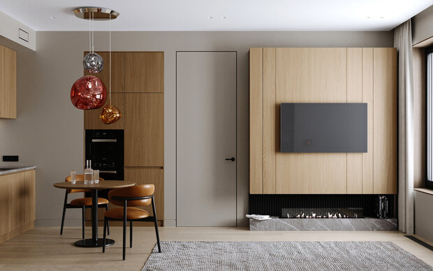 Фото из портфолио Визуализация кухни-гостиной – фотографии дизайна интерьеров на INMYROOM