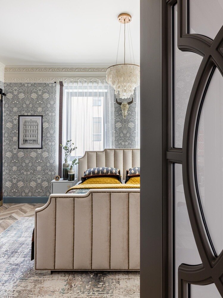 Фотография: Спальня в стиле Классический, Современный, Эклектика, Квартира, Проект дня, 3 комнаты, 60-90 метров, Уфа, Анастасия Стрижова – фото на INMYROOM Фотография: Спальня в стиле Классический, Современный, Эклектика, Квартира, Проект дня, 3 комнаты, 60-90 метров, Уфа, Анастасия Стрижова – фото на INMYROOM