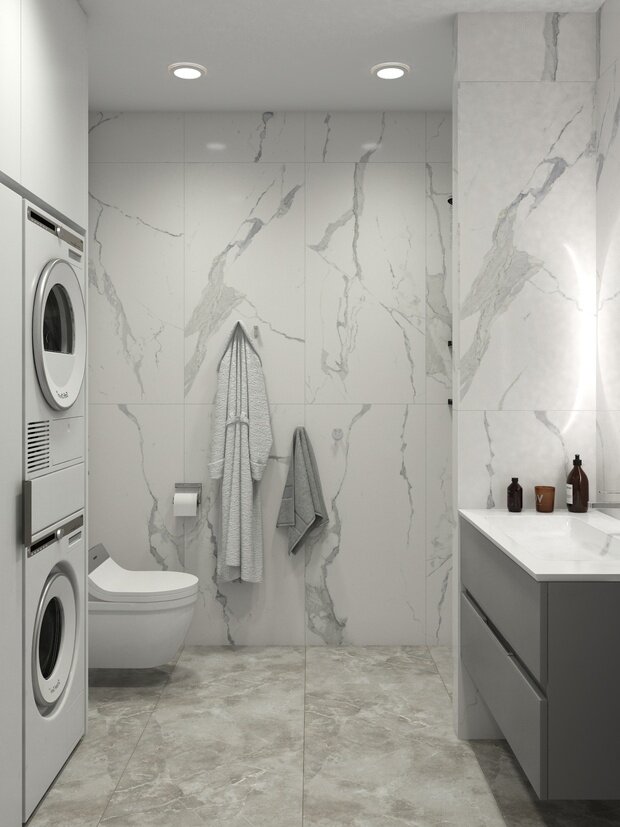 Фото из портфолио ЖК Кит 52 кв.м. – фотографии дизайна интерьеров на INMYROOM