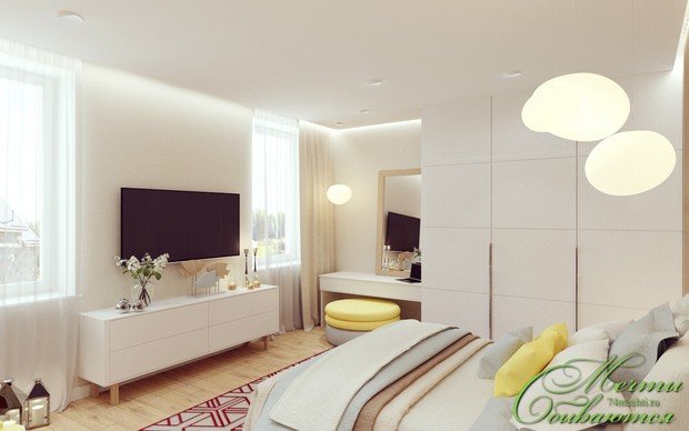 Фото из портфолио Спальня и гостевая в современном стиле – фотографии дизайна интерьеров на INMYROOM