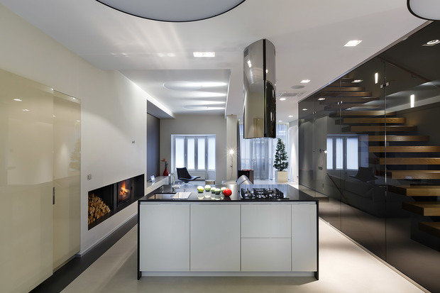 Фото из портфолио Дизайн 3-х этажной квартиры в Санкт-Петербурге – фотографии дизайна интерьеров на INMYROOM