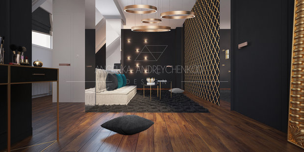 Фото из портфолио Mansard in Warsaw – фотографии дизайна интерьеров на INMYROOM