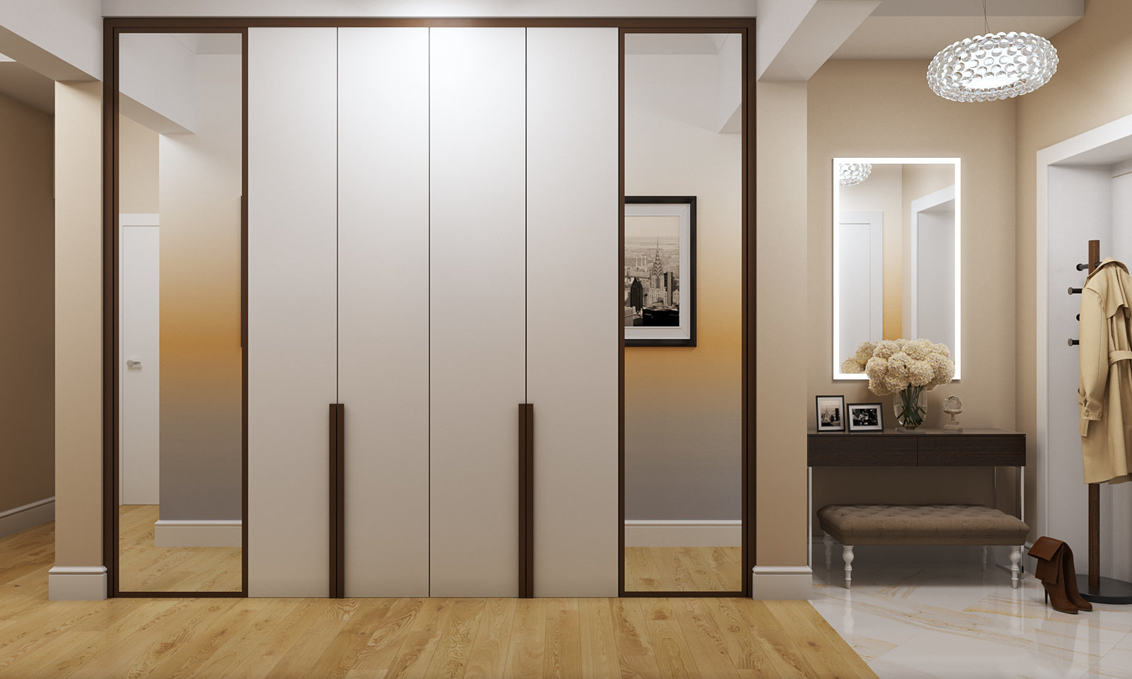 Фотография: Прихожая в стиле Современный, Квартира, Проект дня, Москва, Студия 3.14, Сталинка, 3 комнаты, 60-90 метров, Марина Козлякова – фото на INMYROOM