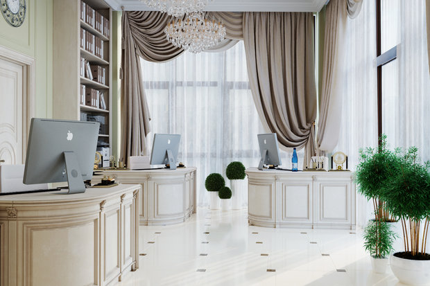 Фото из портфолио Офис в классическом стиле в Крыму – фотографии дизайна интерьеров на INMYROOM