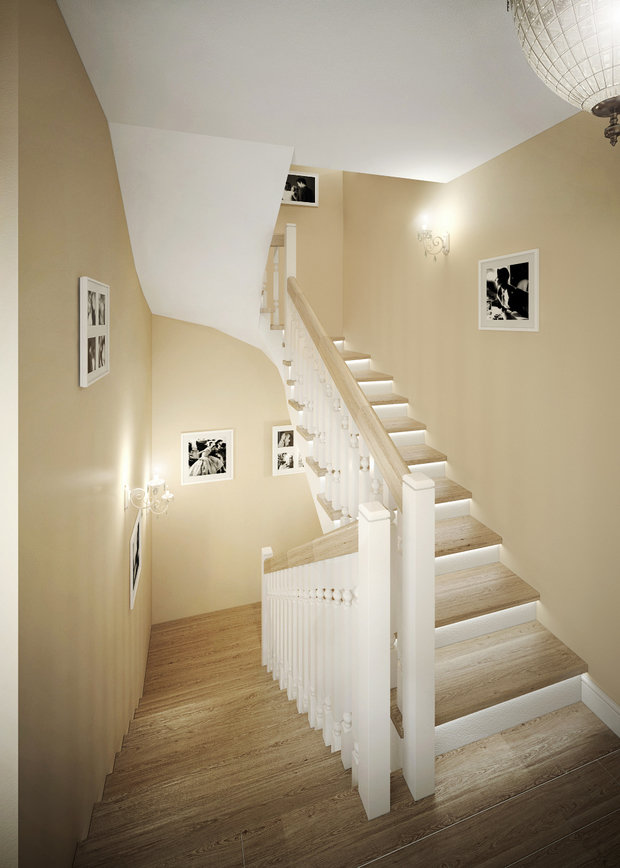 Фото из портфолио Квартира для молодой семьи – фотографии дизайна интерьеров на INMYROOM