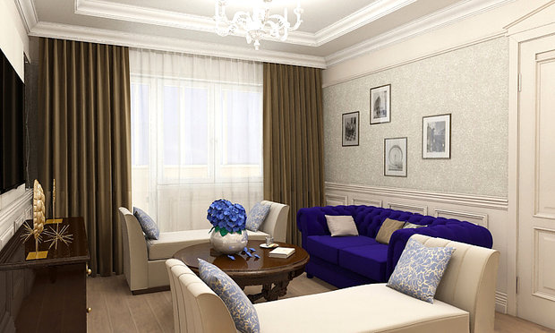Фотография: Гостиная в стиле Классический, Современный – фото на InMyRoom.ru