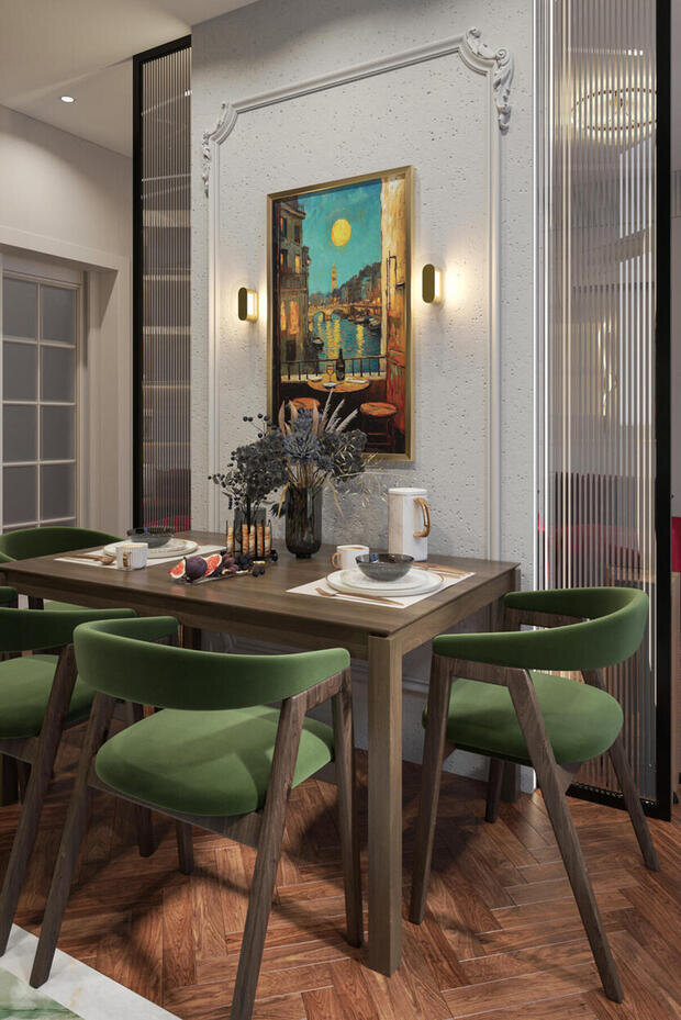 Фото из портфолио Дизайн-проект квартиры в ЖК «17/33 Петровский остров» в стиле современной и французской классики – фотографии дизайна интерьеров на INMYROOM