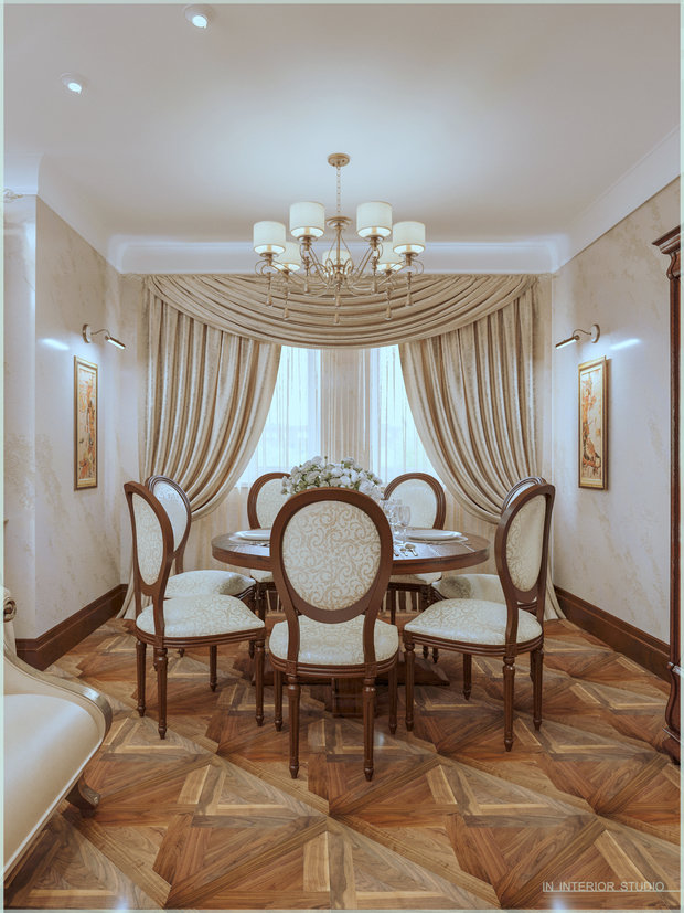 Фото из портфолио Русская Классика – фотографии дизайна интерьеров на INMYROOM