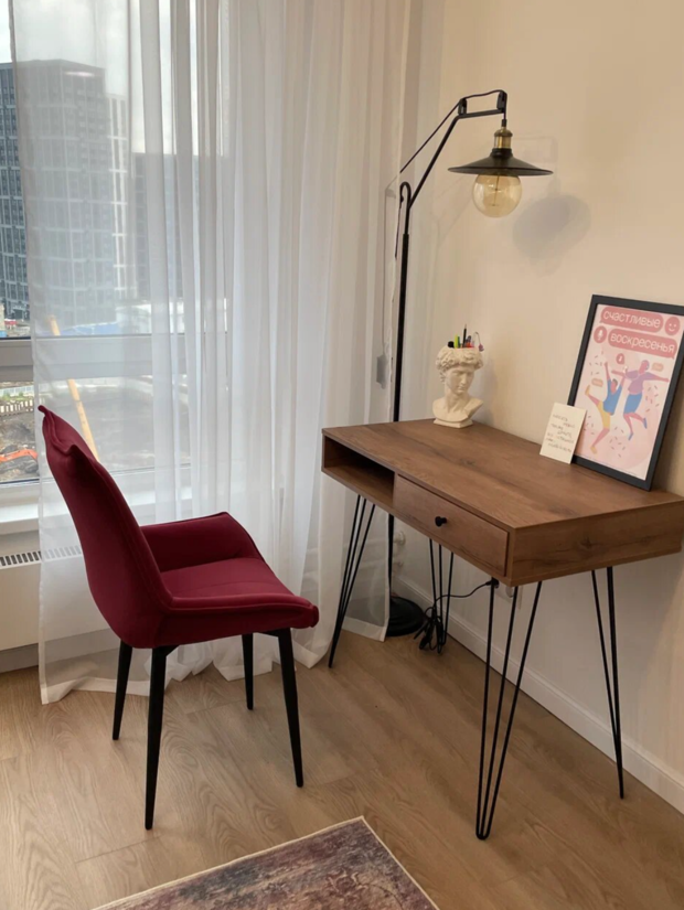 Фотография: Кабинет в стиле Скандинавский, Современный, Минимализм, Ремонт на практике – фото на INMYROOM