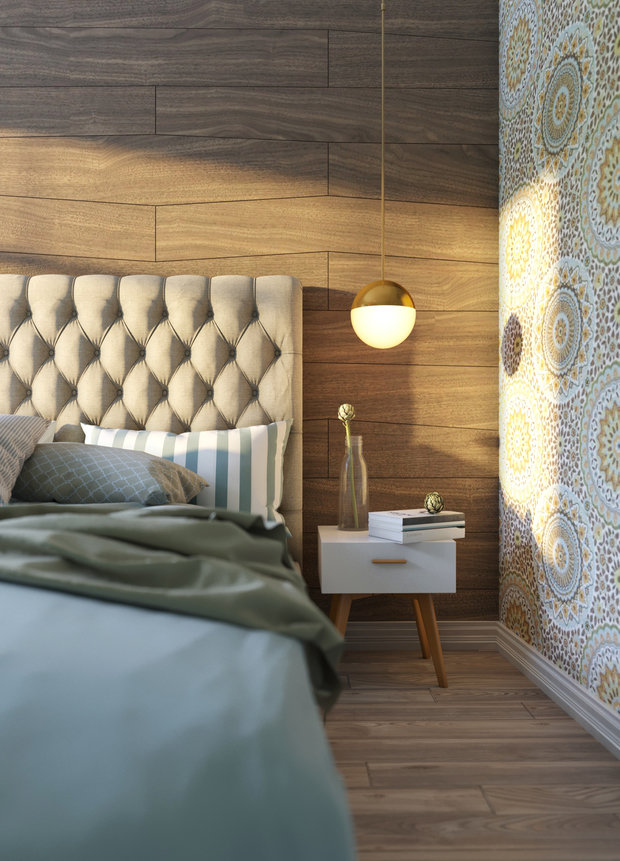 Фото из портфолио Мастер-спальня в ЖК Опалиха – фотографии дизайна интерьеров на INMYROOM