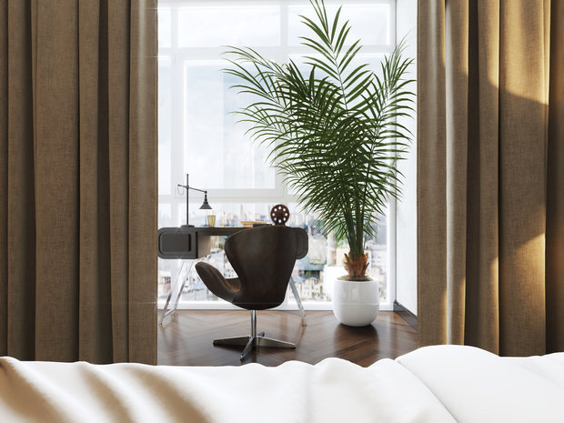 Фотография: Кабинет в стиле Лофт, Квартира, Проект недели, Монолитный дом, 2 комнаты, 40-60 метров, ЖК «Маяк» – фото на INMYROOM