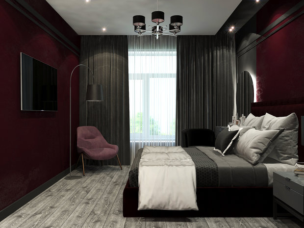 Фото из портфолио Cherry bedroom – фотографии дизайна интерьеров на INMYROOM