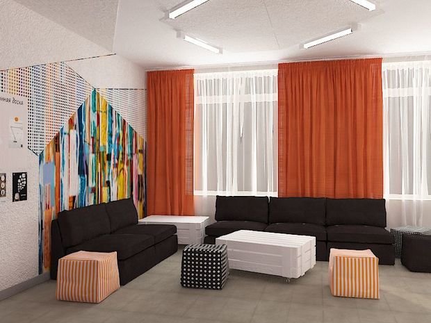 Фото из портфолио Дизайн-проект хостела "Сова и Жаворонок" – фотографии дизайна интерьеров на INMYROOM