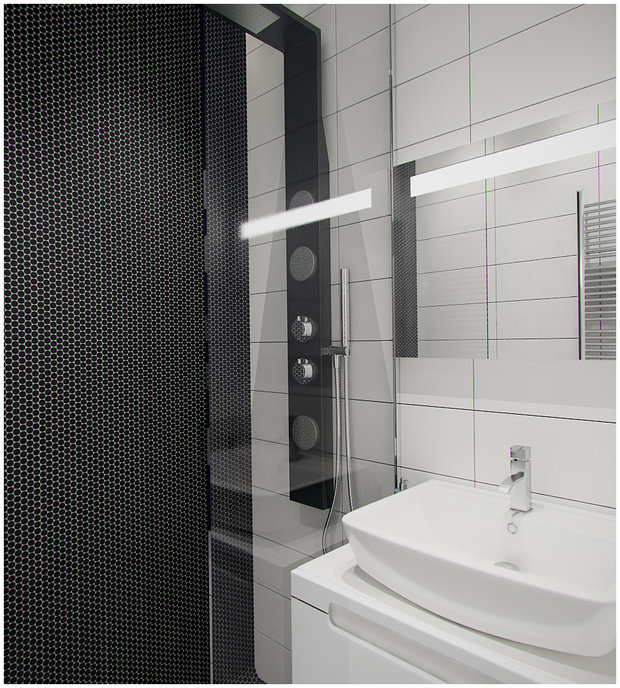 Фото из портфолио 2-х комнатная квартира в Москве. Ванная  – фотографии дизайна интерьеров на INMYROOM