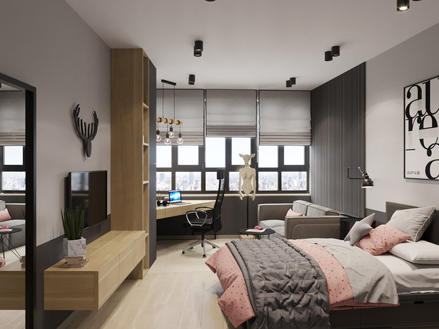 Фото из портфолио Стильный лофт – фотографии дизайна интерьеров на INMYROOM