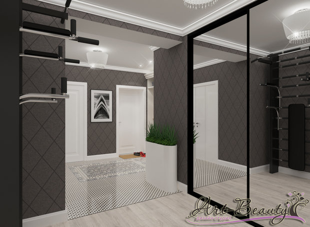 Фото из портфолио Сдержанность в серых тонах – фотографии дизайна интерьеров на INMYROOM