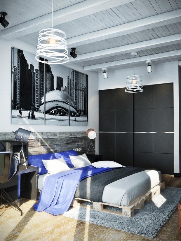 Фото из портфолио Квартира в стиле лофт, 70 м2 – фотографии дизайна интерьеров на INMYROOM