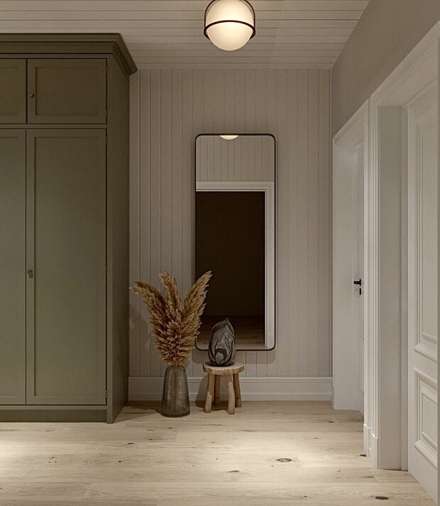 Фотография: Прихожая в стиле Скандинавский, Эклектика, Винтажный, Дом, Проект дня, Дача, Москва, Дом и дача, 4 и больше, Более 90 метров, Вера Шеверденок – фото на INMYROOM