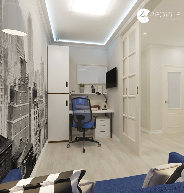 Фото из портфолио Полуторка в ЖК на Октябрьской – фотографии дизайна интерьеров на INMYROOM