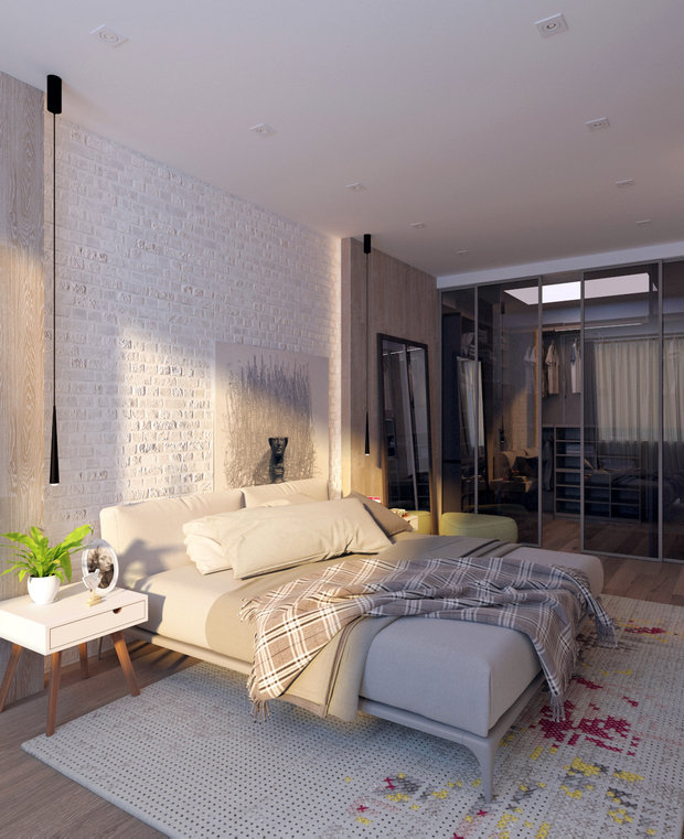 Фото из портфолио Квартира для молодой пары – фотографии дизайна интерьеров на INMYROOM