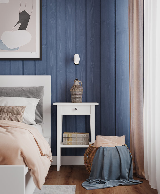 Фотография: Спальня в стиле Скандинавский, Дом, Проект недели, Дом и дача, Ленинградская область, 4 и больше, Более 90 метров, Анастасия Рамазанова – фото на INMYROOM
