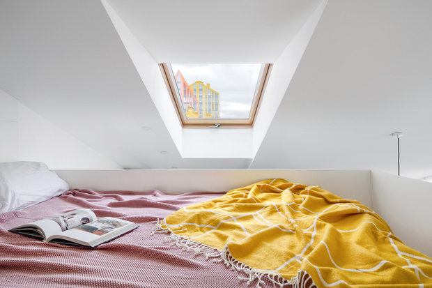 Фотография: Спальня в стиле Минимализм, Современный, Квартира, Студия, Проект недели, Киев, Ольга Бондарь, до 40 метров – фото на INMYROOM