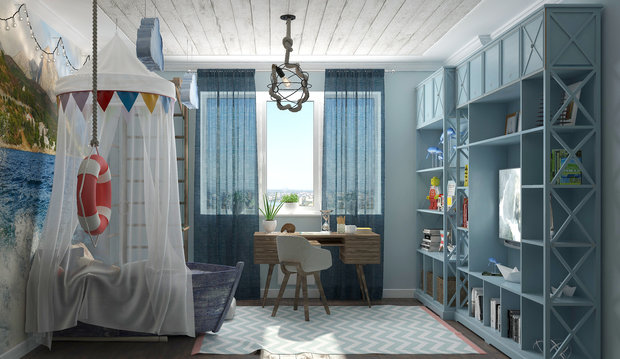 Фото из портфолио Игровая комната "Adrenalin" – фотографии дизайна интерьеров на INMYROOM